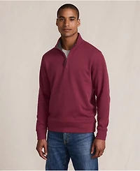 Lands' End Men's Bedford Rib Quarter Zip Sweater