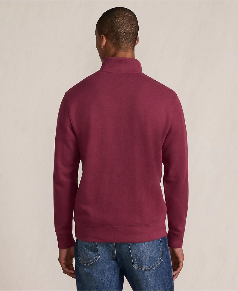 Lands' End Men's Bedford Rib Quarter Zip Sweater