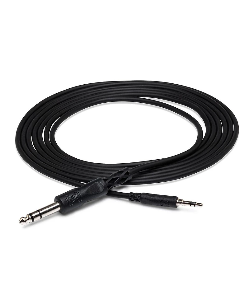 Hosa Technology Stereo Mini Male to Stereo 1/4" Male Cable, 5'