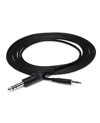 Hosa Technology Stereo Mini Male to Stereo 1/4" Male Cable, 5'