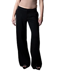 Blue Revival Women's Wide Leg Taylor Trouser, Black