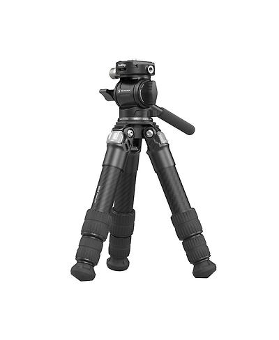 SmallRig 3-Section Heavy-Duty Carbon Fiber Tabletop Tripod with Video Head, Black