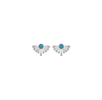Lucy Quartermaine Egyptian Turqoise Studs