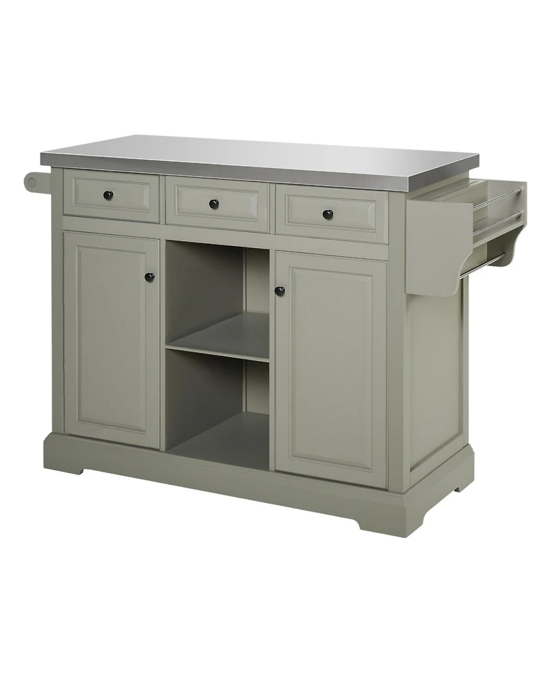 Slickblue Durable Kitchen Storage Cabinet with Doors and Shelves for Pantry Organization