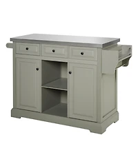 Slickblue Durable Kitchen Storage Cabinet with Doors and Shelves for Pantry Organization