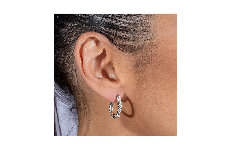 Lucy Quartermaine Half Hula Hoop Earrings