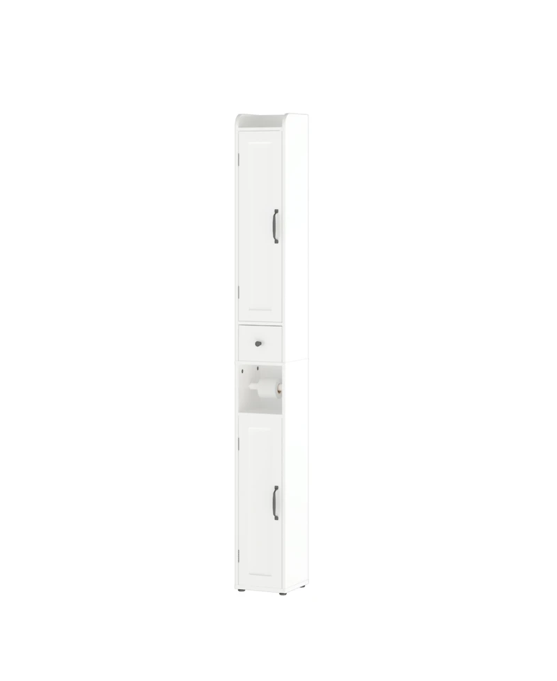 Casainc 67.51 in Slim Tall Bathroom Cabinet with Adjustable Shelves and 2 Doors