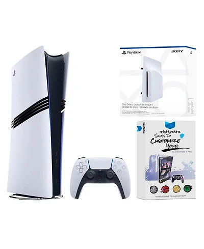 Sony PlayStation 5 Pro Digital Bundle with Disc Drive and MightySkins Code