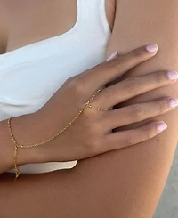 Adornia Tarnish Resistant Gold Plated Handchain
