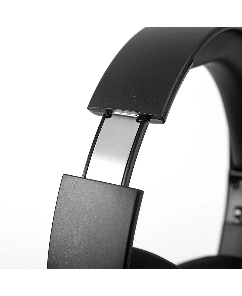 RadioShack Bluetooth 5.4 Over The Head Headphones With On-Ear Controls and 400 Mah Rechargeable Battery 3304403 Black