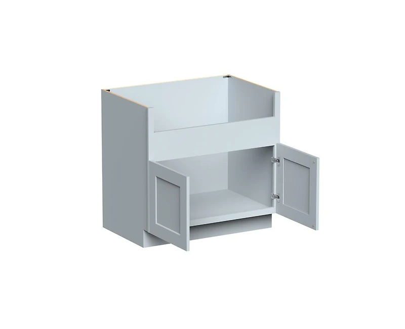 Casainc W36"x D24"x H34.5" Farmhouse Sink Kitchen Cabinet