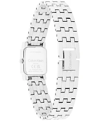 Calvin Klein Women's Poise Silver Tone Stainless Steel Bracelet Watch, 16mm