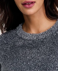 I.n.c. International Concepts Women's Metallic Crewneck Sweater
