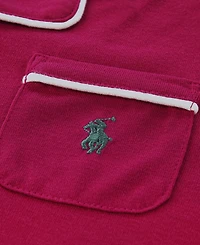 Polo Ralph Lauren Girls Toddler 2T-4T 2-Piece Button Up Shirt and Pants Set