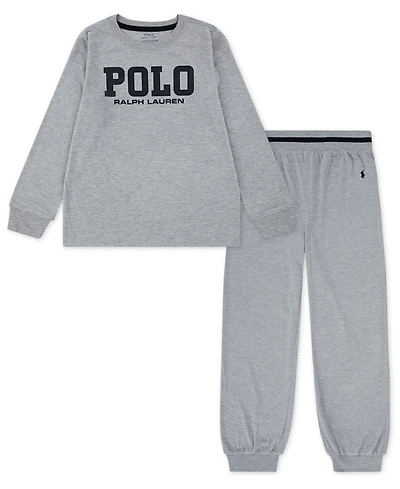 Polo Ralph Lauren Boys 8-20 2-Piece Long Sleeve T-Shirt and Pants Set