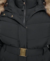 Tommy Hilfiger Plus Hooded Puffer Coat