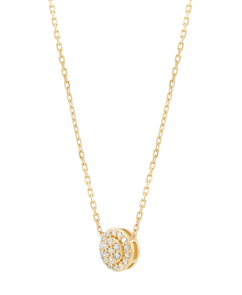 Macy's Diamond Necklace (1/10 ct. t.w.) in 14k Yellow Gold