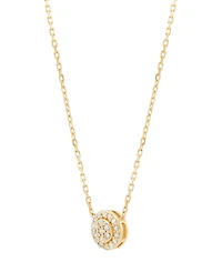Macy's Diamond Necklace (1/10 ct. t.w.) in 14k Yellow Gold