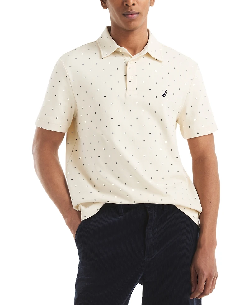Nautica Men's Printed Compass Polo Shirt