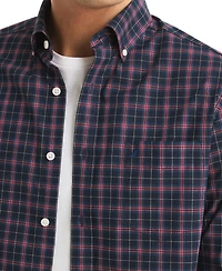 Nautica Men's Long Sleeve Plaid Shirt