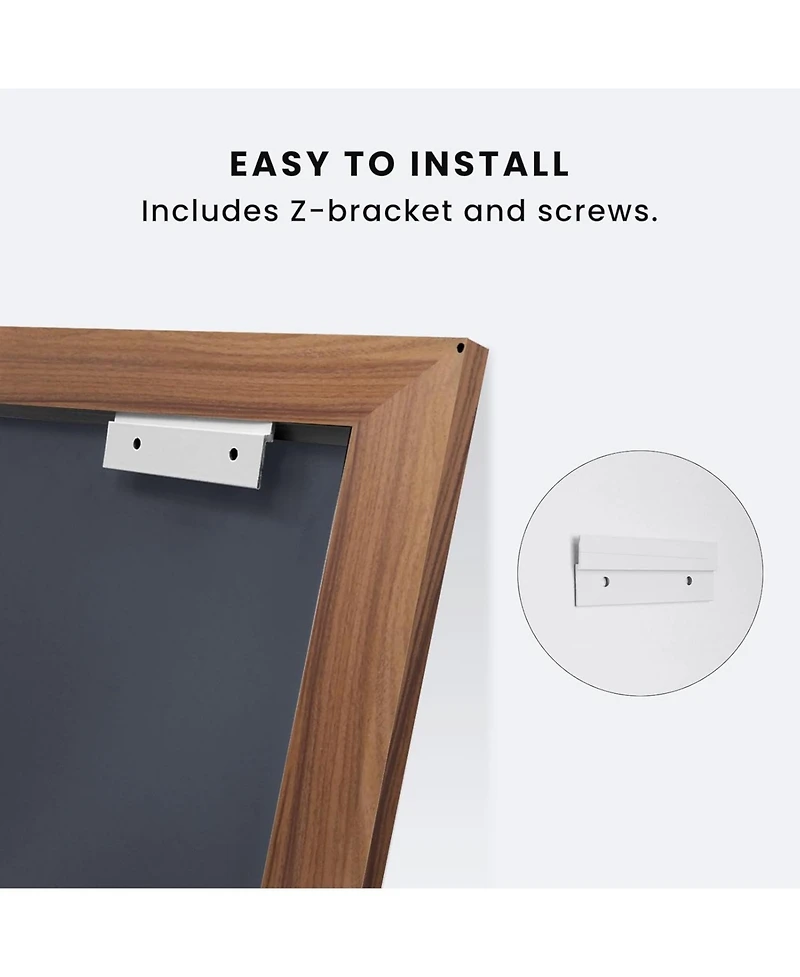 Amorho Bathroom Mirror, 60" x 28" Inch Thick Metal Framed Wall Mirrors for Over Sink, Bedroom, Living Room, Entryway, Rectangle Wall-Mounted