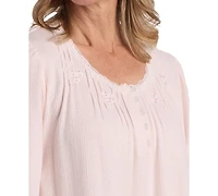 Miss Elaine Women's Embroidered Long Gown