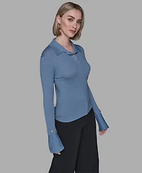 Karl Lagerfeld Paris Women's Long Sleeves Sweater