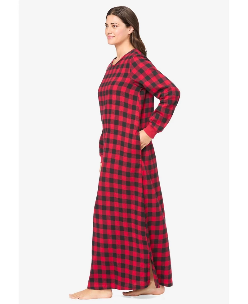 Dreams & Co. Women's Cotton Flannel Lounger