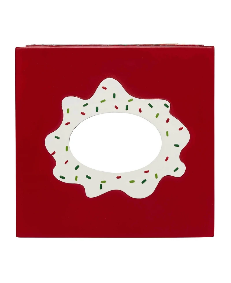 Avanti Gingerbread Man Resin Tissue Cover
