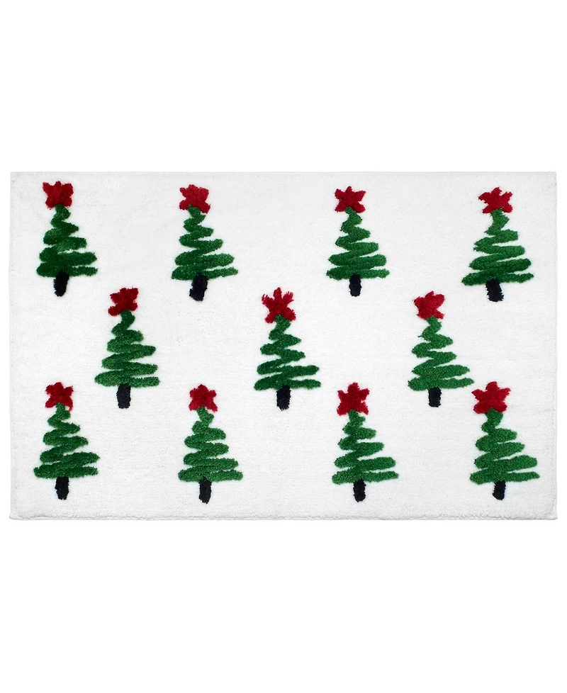 Avanti Ribbon Tree Polyester Bath Rug, 20" x 32"