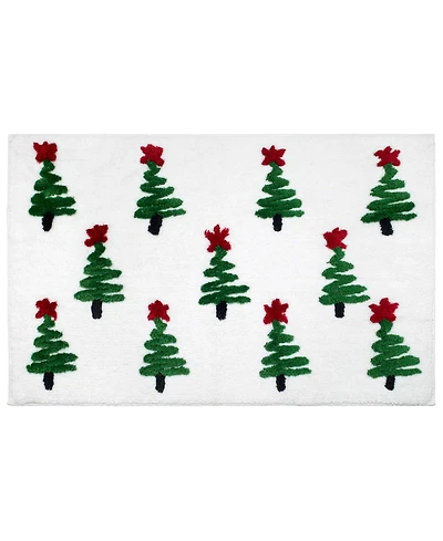 Avanti Ribbon Tree Polyester Bath Rug, 20" x 32"