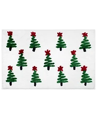 Avanti Ribbon Tree Polyester Bath Rug, 20" x 32"