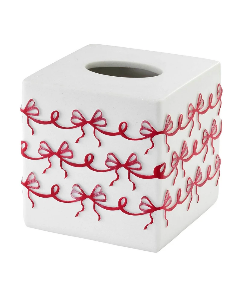 Avanti Christmas Bows Resin Tissue Cover