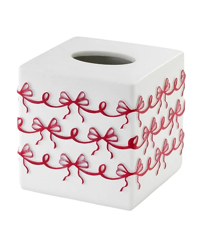 Avanti Christmas Bows Resin Tissue Cover