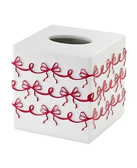 Avanti Christmas Bows Resin Tissue Cover