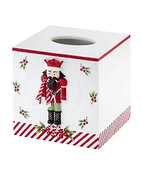 Avanti Peppermint Nutcracker Resin Tissue Cover