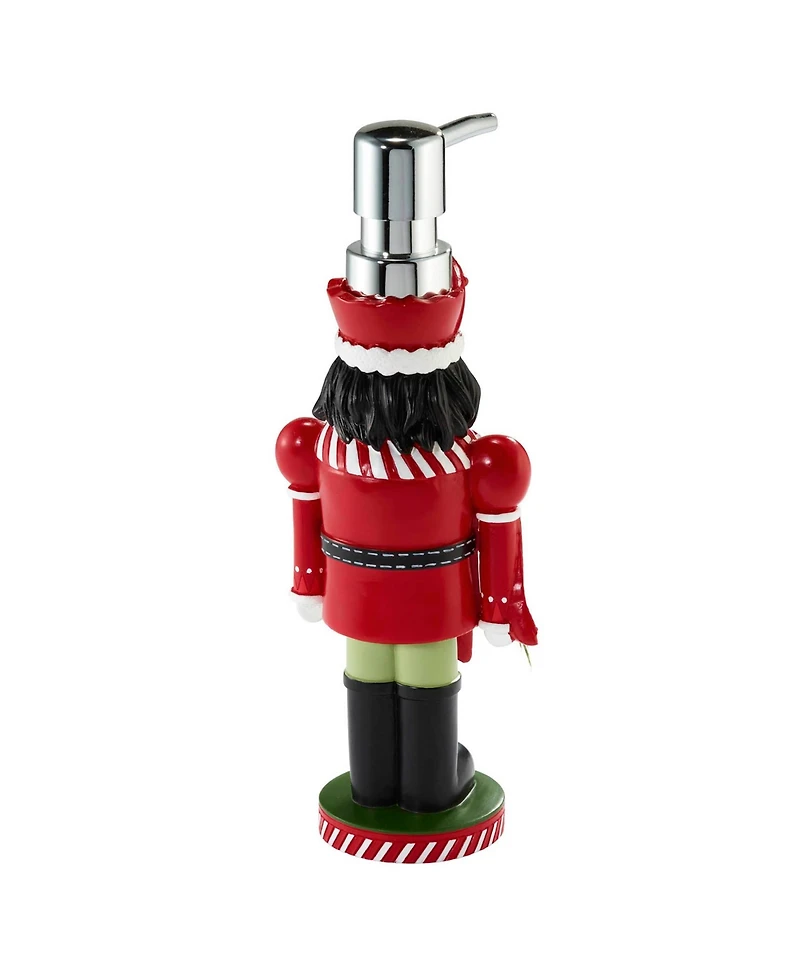Avanti Peppermint Nutcracker Resin Lotion Dispenser