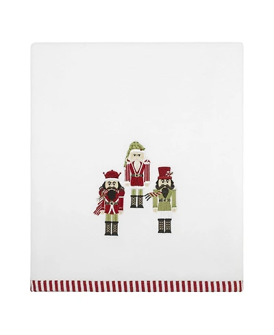 Avanti Peppermint Nutcracker Cotton Bath Towel Set, 52" x 27"