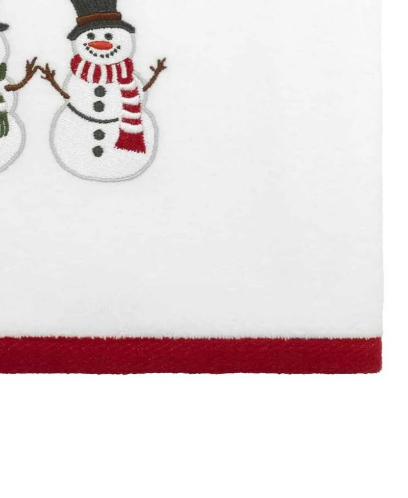 Avanti Winter Snowman Cotton 2-Pc. Bath Towel Set, 50" x 27"