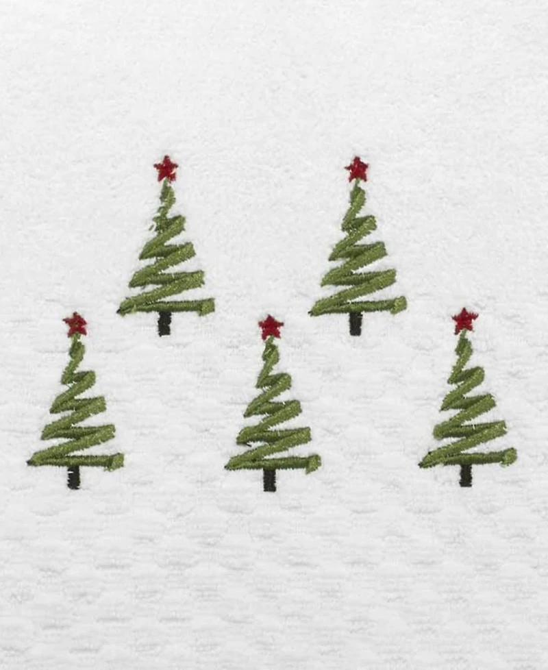 Avanti Ribbon Tree Cotton 2-Pc. Hand Towel Set, 28" x 16