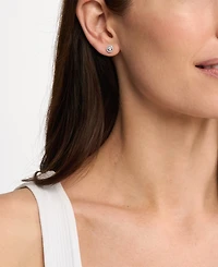 Michael Kors Rhodium-Plated Sterling Silver Stud Earrings