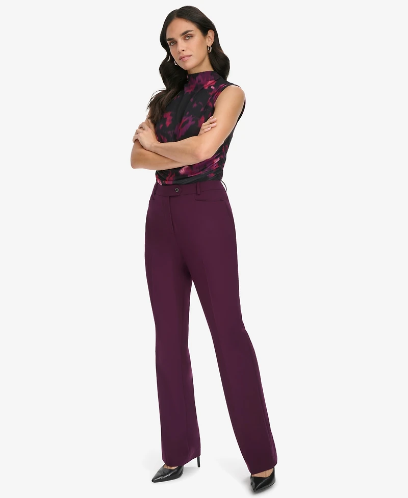 Calvin Klein Women's Modern Fit High-Rise Pants