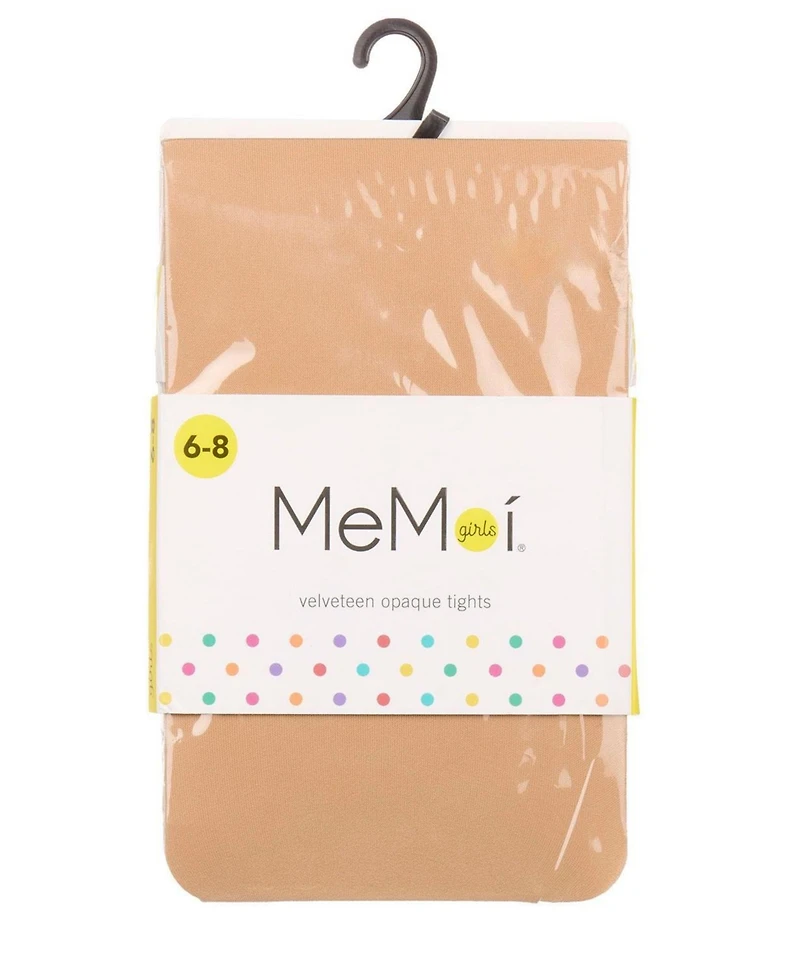 Memoi Girls' Velvet Touch Opaque Tights