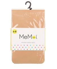 Memoi Girls' Velvet Touch Opaque Tights
