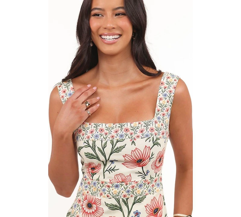 Petal and Pup Women's Rinna Mini Dress - Pastel Floral