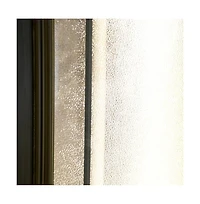 Chic Crate 36"x80" Fiberglass Front Door with Frosted Glass, Vinyl Frame Included