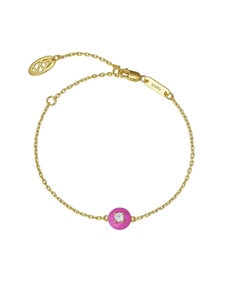 Anna Zuckerman Petit Cupcake Bracelet in Rose