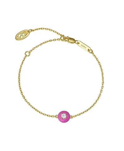 Anna Zuckerman Petit Cupcake Bracelet in Rose