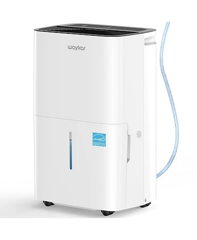 Waykar 150 Pint Energy Star Dehumidifier with Pump for Home, Basement & Large Space, 7000 Sq. Ft