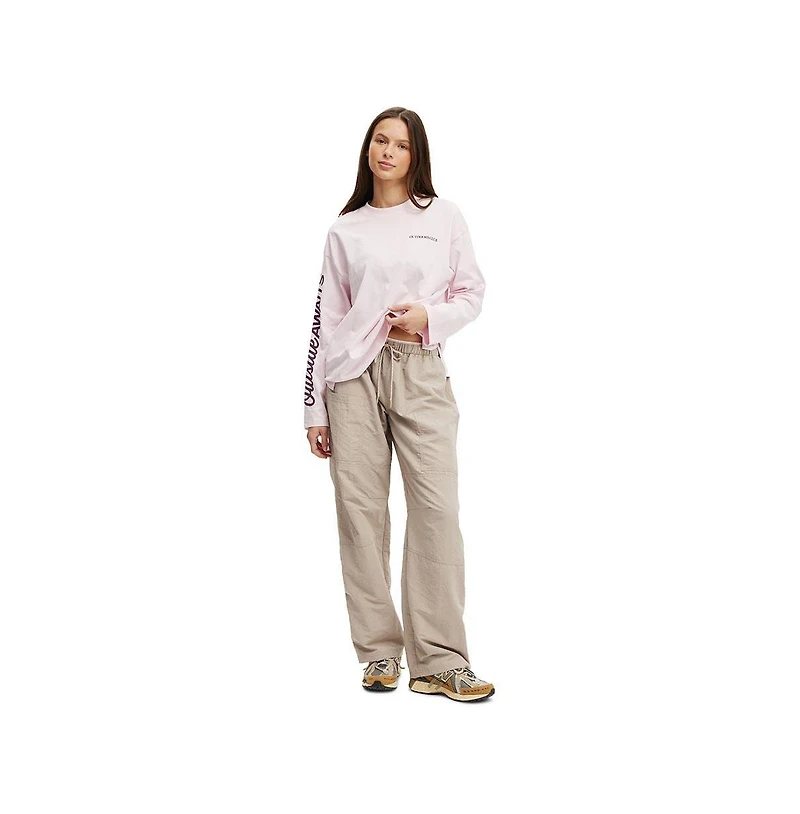 Cotton On Women's Active Long Sleeve Graphic Crew